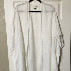 White Universal Thread Kimono Top